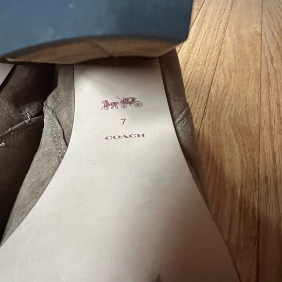 COACH Iona Sued Coconut Bootie - Picture 3 of 9